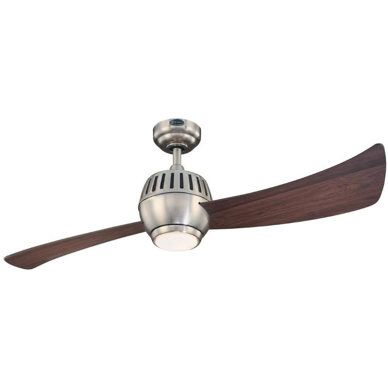 Mid Century Modern Ceiling Fans You Ll Love Wayfair 52 Sparta 2 Blade Ceiling Fan