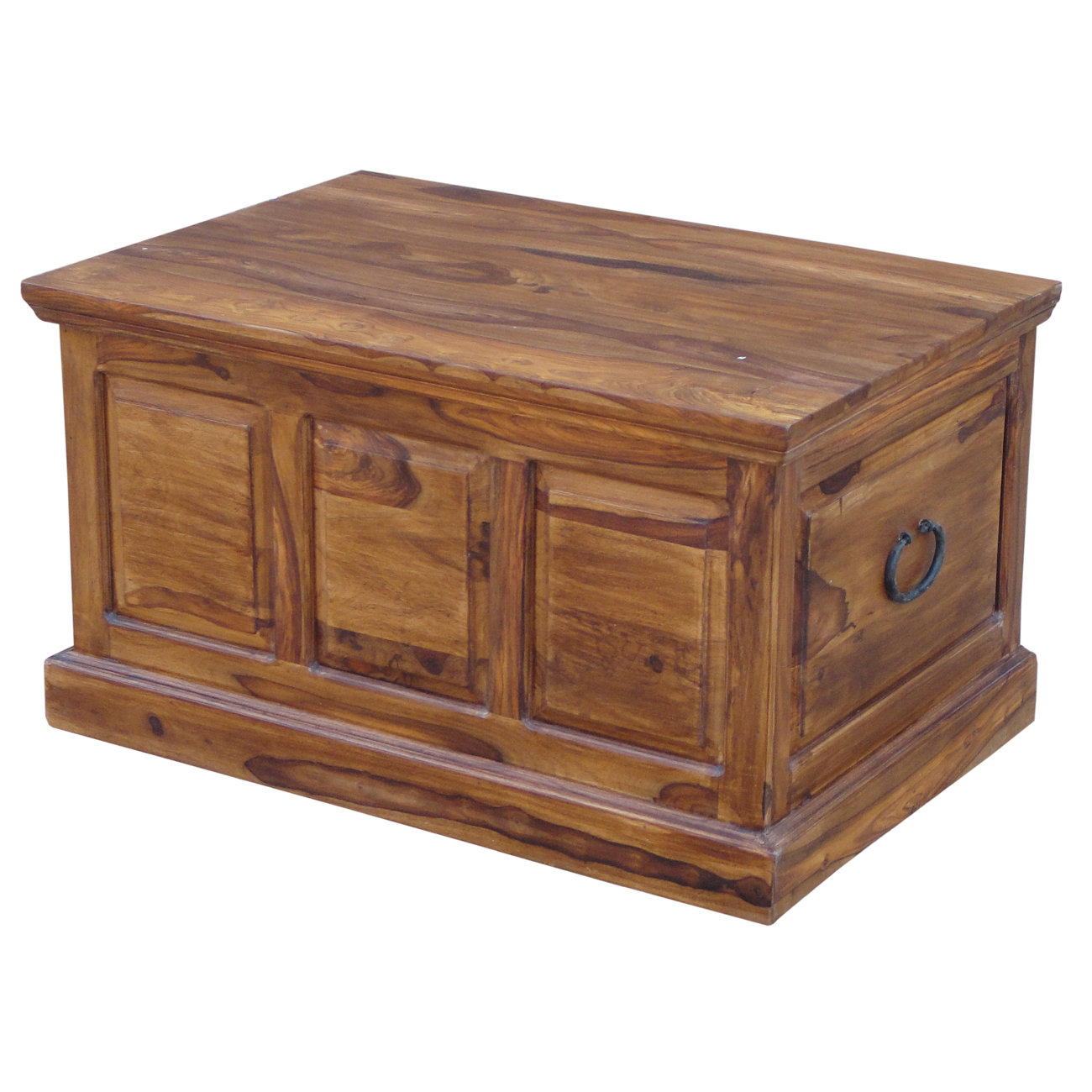 Ethnic Elements Kerala Sheesham Wooden Panel Large Blanket Box & Reviews Wayfair.co.uk