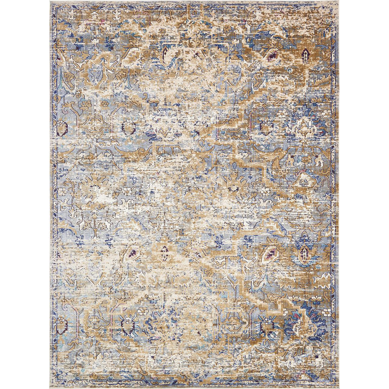 Bungalow Rose Koury Light Blue/Beige Area Rug & Reviews Wayfair