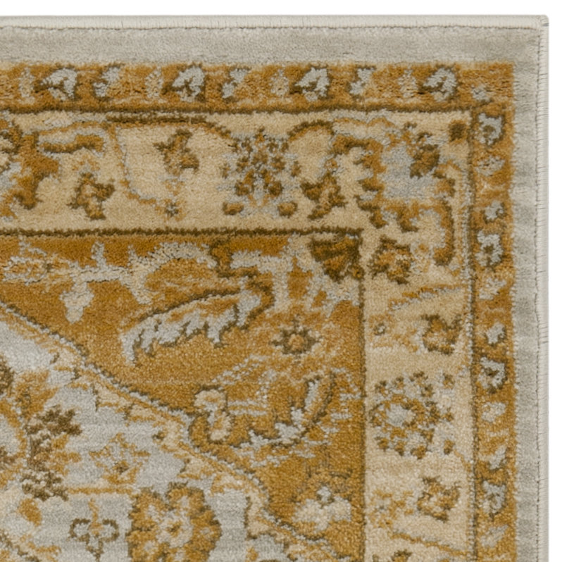 Safavieh Austin Light Grey/Gold Area Rug & Reviews Wayfair