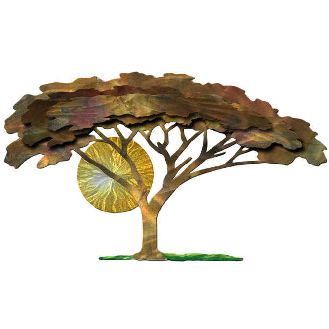 All My Walls Golden Tree Wall Décor & Reviews Wayfair