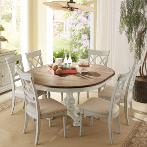 7 piece round kitchen & dining room sets you'll love | wayfair 7 piece round kitchen & dining room sets you'll love | wayfair