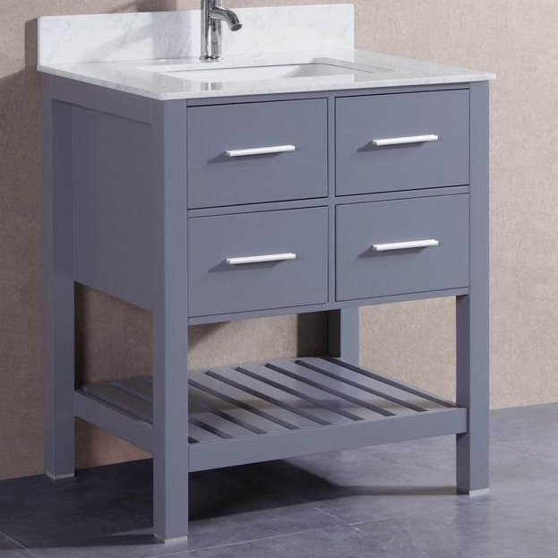 BelvedereBath 30" Single Bathroom Vanity Set & Reviews Wayfair
