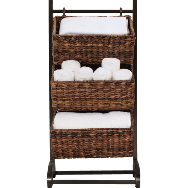BirdRock Home 3 Tier Wicker Laundry Sorter & Reviews Wayfair