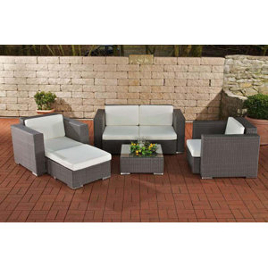 5-tlg. Gartengarnitur-Set mit Kissen von All Home