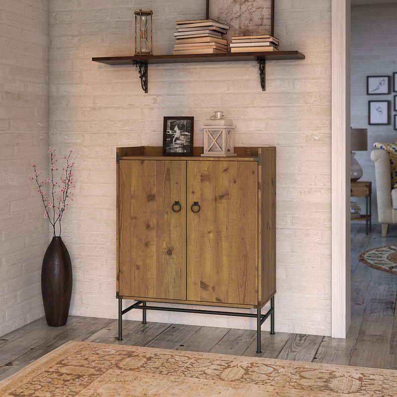 Kathy Ireland Home By Bush Furniture Ironworks Bar Cabinet Wayfair