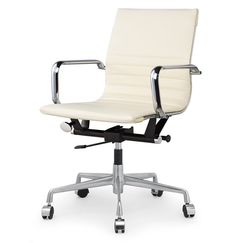 Meelano Vegan Leather Office Chair & Reviews | Wayfair