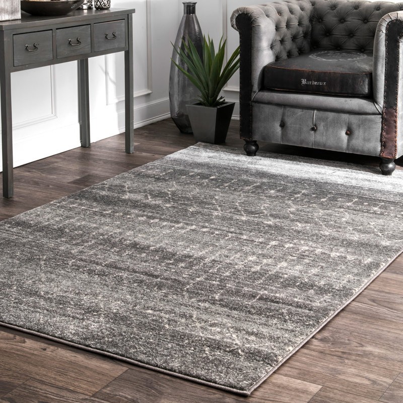 Clair Dark Gray Area Rug & Reviews Birch Lane