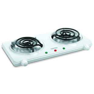 Two Burner Electric Cooktop Wayfair Portable 17 Electric Cooktop With 2 Burners