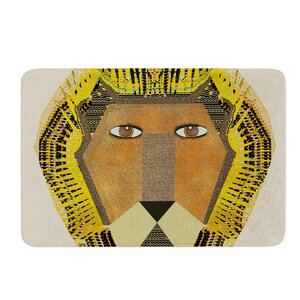 Lion by Bri Buckley Bath Mat