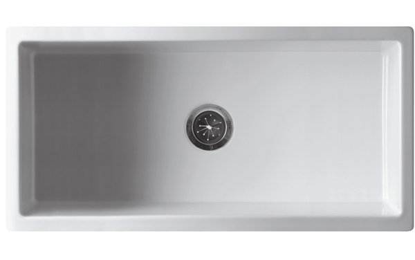 Alfi Brand 36 L X 18 W Single Bowl Fireclay Farmhouse Kitchen Sink Alfi Brand 36 L X 18 W Single Bowl Fireclay Farmhouse Kitchen Sink Reviews Wayfair