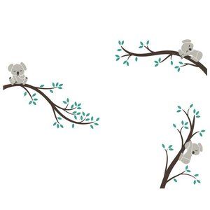 Tree Branches Koala Wall Decal
