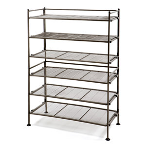 3-Tier 18 Pair Stackable Shoe Rack (Set of 2)