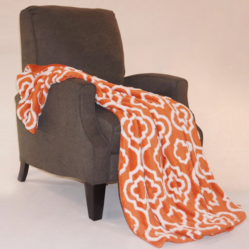 BOON Throw & Blanket Jacquard Sherpa Throw Blanket & Reviews Wayfair