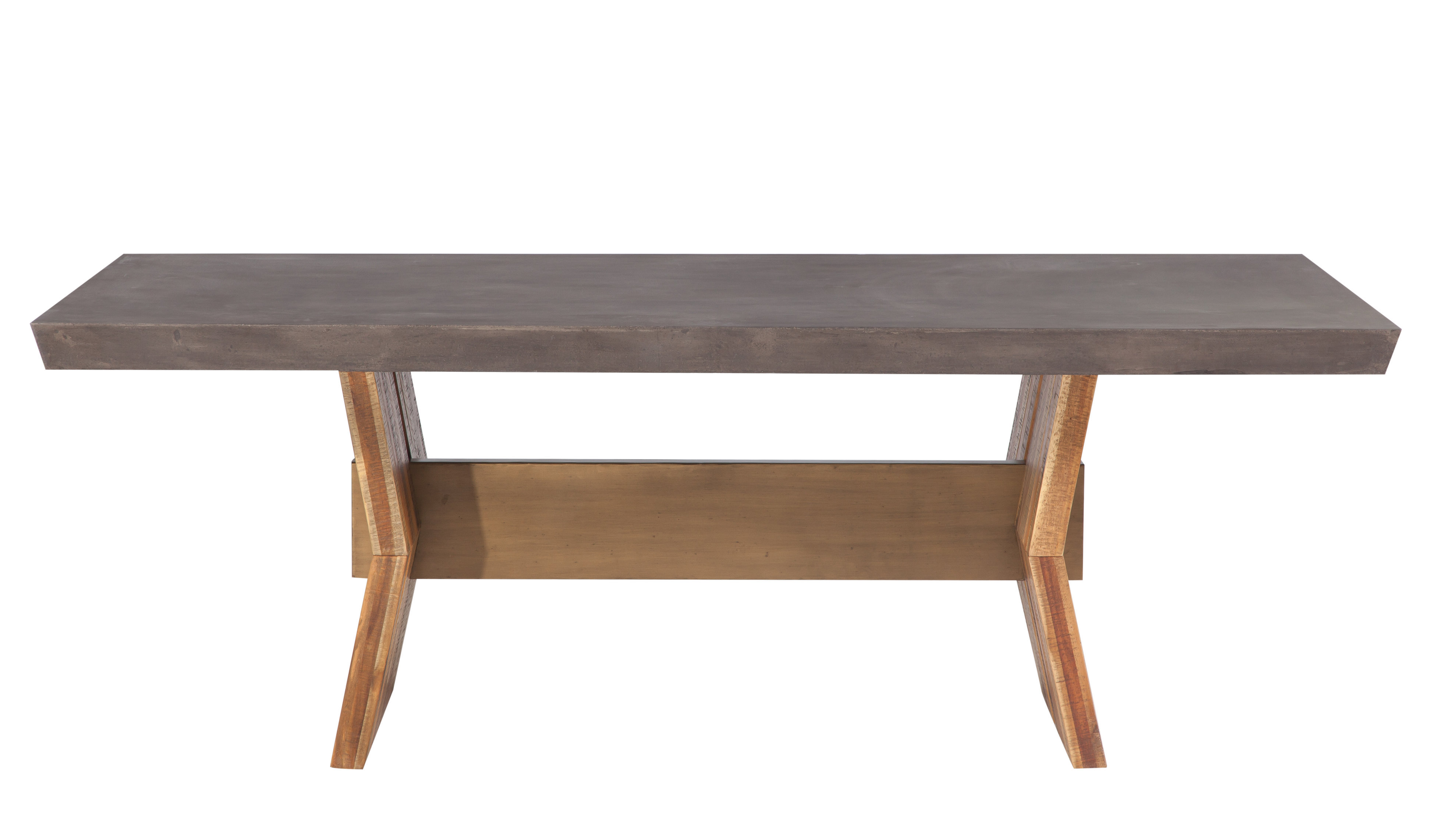 Brayden studio dusek concrete dining table wayfair