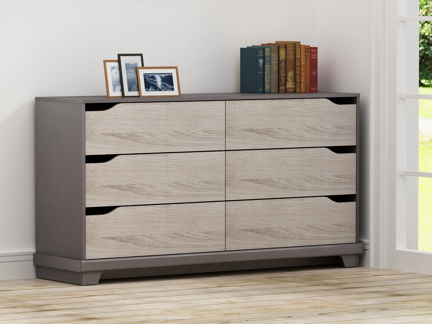 Homestar Waterloo 6 Drawer Double Dresser Reviews Wayfair