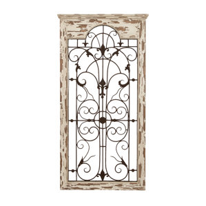 Iron Gate Wall Decor wood and metal wall decor | wayfair Iron Gate Wall Decor wood and metal wall decor | wayfair