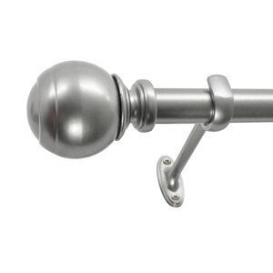 Louise Single Curtain Rod and Hardware Set