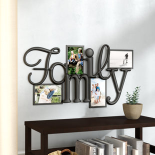 Family Photo Wall Frames Wayfair Villareal Family Collage Picture Frame