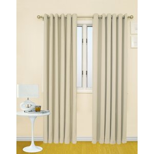 Solid Blackout Thermal Single Curtain Panel