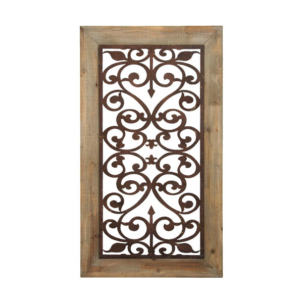 Wood And Metal Wall Decor woodland imports wood metal wall decor & reviews | wayfair Wood And Metal Wall Decor woodland imports wood metal wall decor & reviews | wayfair