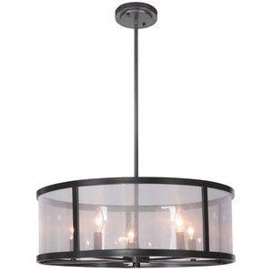 Elmer 5-Light Drum Pendant