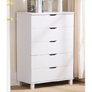 Clark Commodious Glossy 5 Drawer Chest by Ivy Bronx