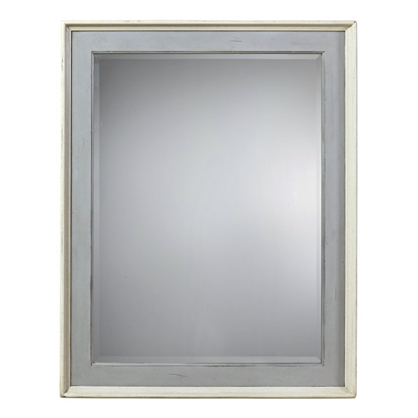 Grey Framed Bathroom Mirrors gray wood frame mirror | wayfair Grey Framed Bathroom Mirrors gray wood frame mirror | wayfair