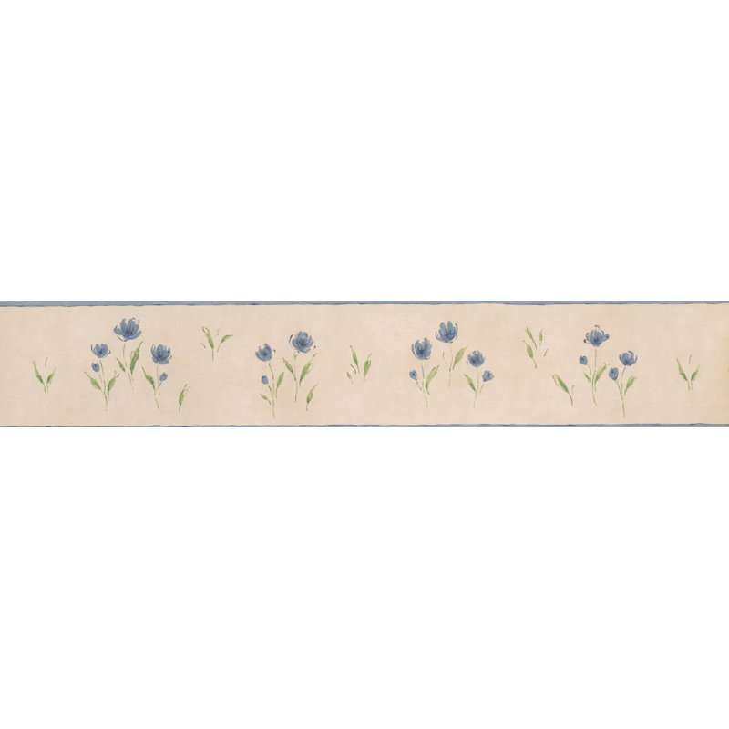 Charlton Home Hayes Meadow Flowers Vintage Retro Design 15 L X
