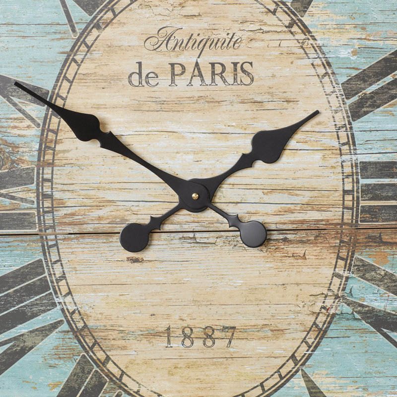 Lark Manor Oversized 29'' Oval Wall Clock & Reviews Wayfair