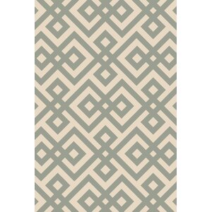 Maggie Hand-Hooked Green Area Rug