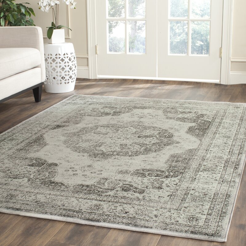 Lily Manor Anael Grey/Green Area Rug & Reviews | Wayfair.co.uk