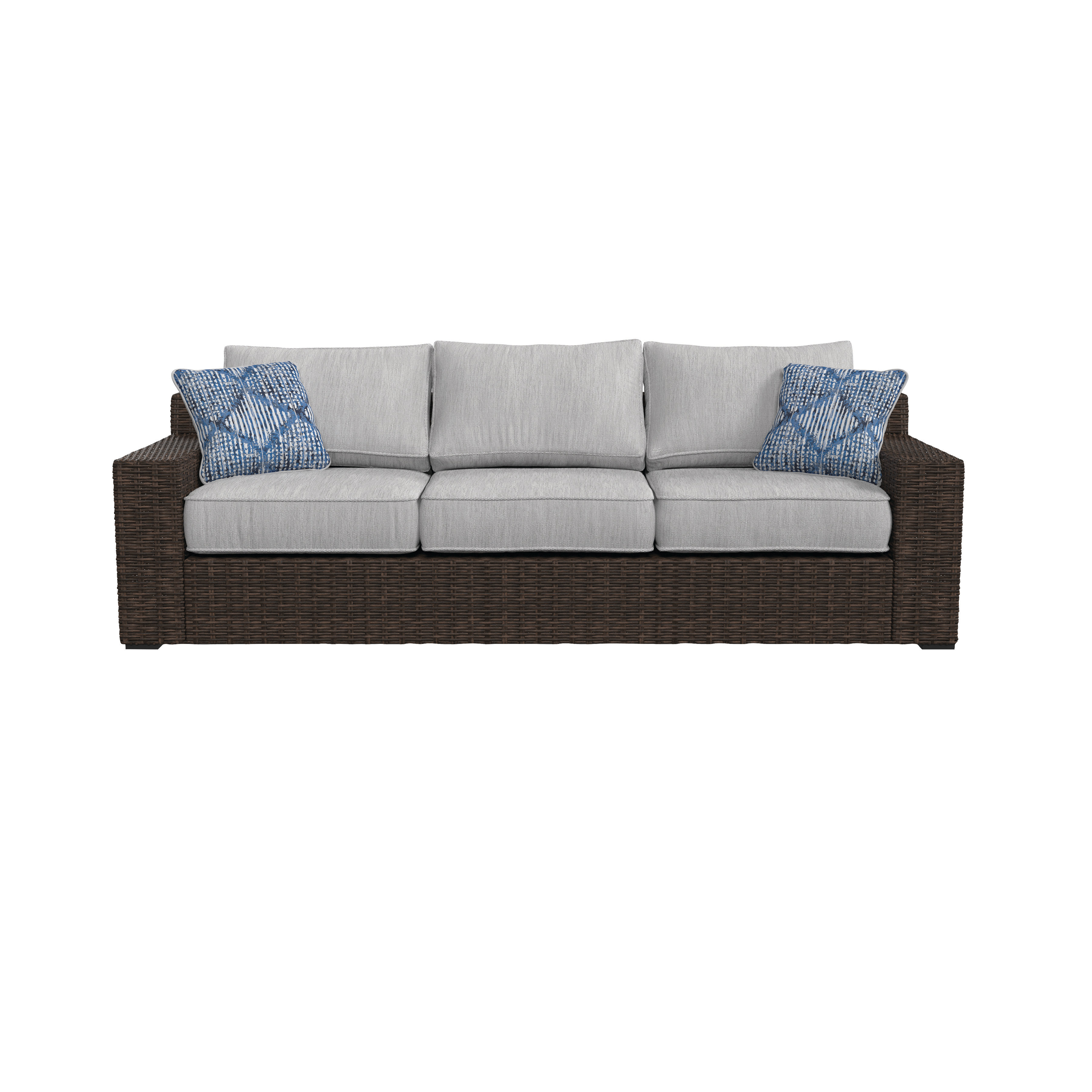 Oreland Patio Sofa With Cushions