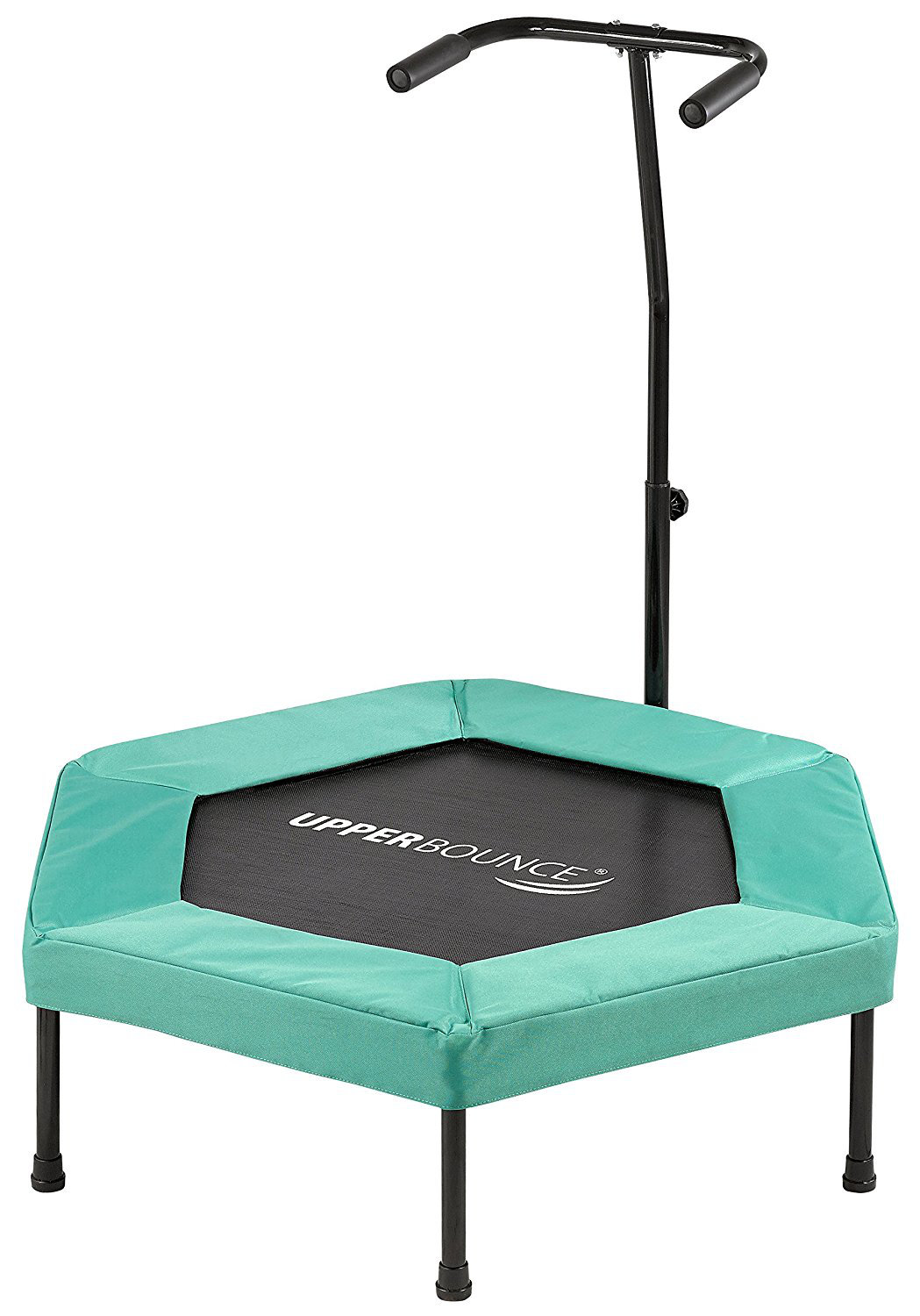 upper bounce fitness 3 hexagonal mini trampoline with bungee cord