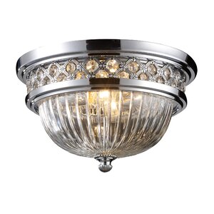 2-Light Flush Mount