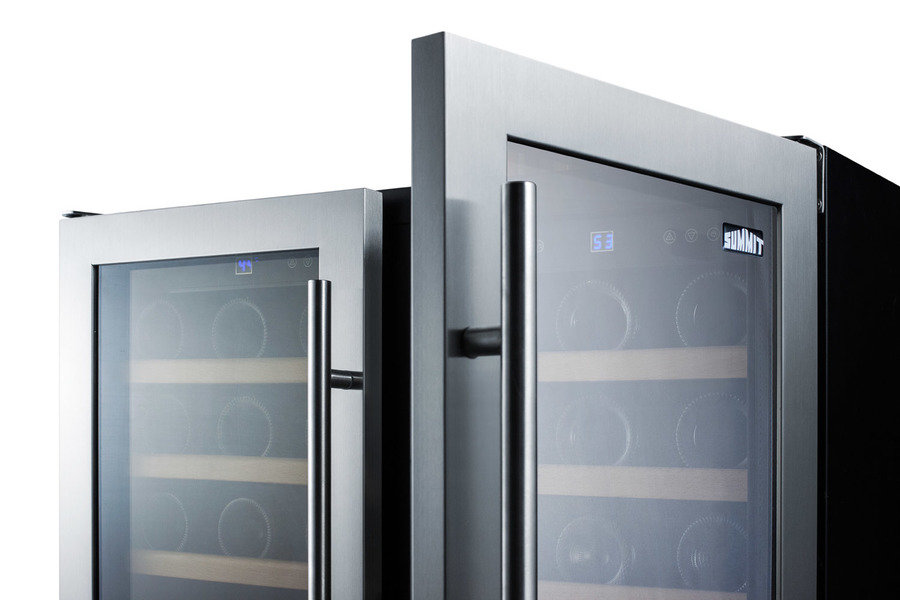 Summit Appliance Summit 30inch 70 Bottle Dual Zone BuiltIn Wine