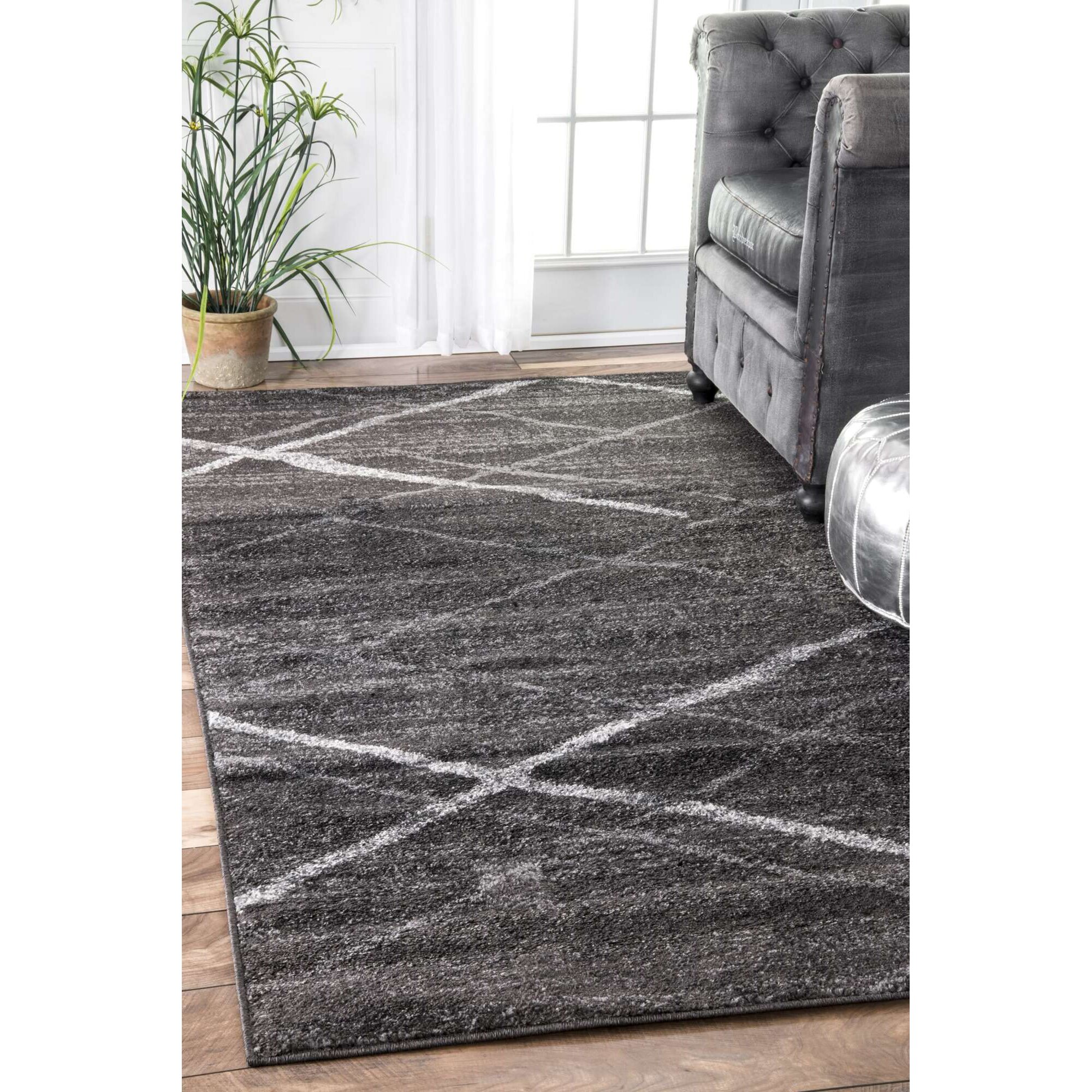 Wade Logan Herring Gray Area Rug & Reviews