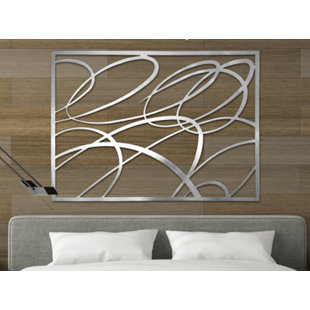 Stainless Steel Metal Wall Art You Ll Love Wayfair Ca Abstract Panel Wall Décor