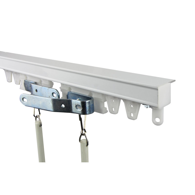 Rod Desyne Commercial Ceiling Curtain Track Kit Reviews Wayfair Commercial Ceiling Curtain Track Kit