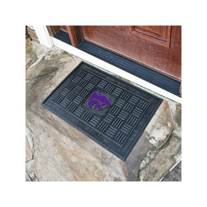 NCAA Kansas State University Medallion Door Mat