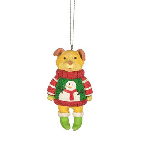 Specialty Dog in Ugly Sweater Ornament