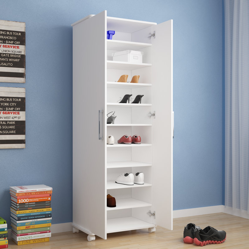 Rebrilliant 30 Pair Shoe Storage Cabinet Reviews Wayfair 30 Pair Shoe Storage Cabinet