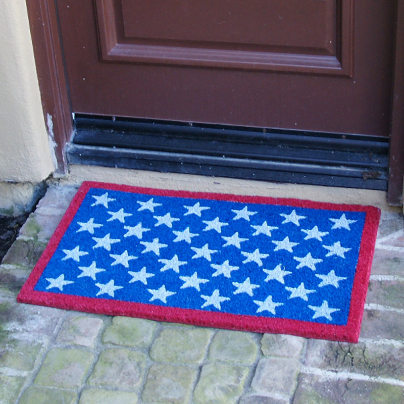 RubberCal, Inc. Patriotic American Flag Doormat & Reviews Wayfair