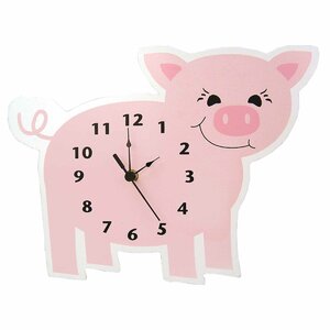 Baby Barnyard Piglet Wall Clock