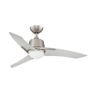 44 Scimitar 3-Blade Ceiling Fan with Wall Remote