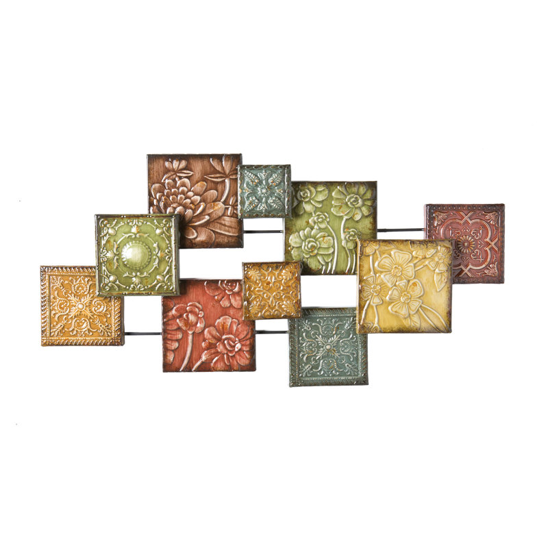 Panel Wall Decor three posts bijou square panel wall décor & reviews | wayfair Panel Wall Decor three posts bijou square panel wall décor & reviews | wayfair