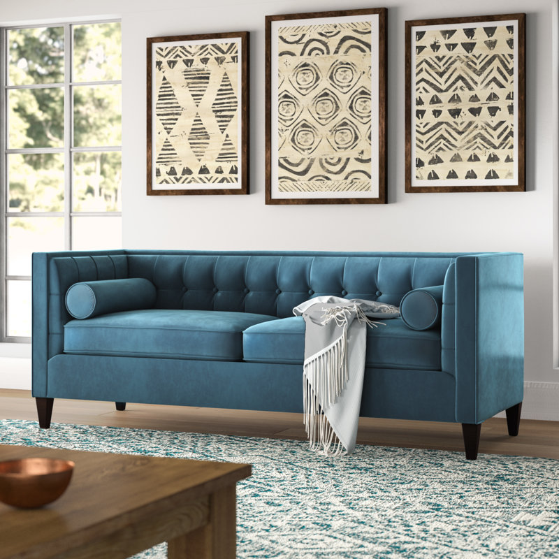 Pineview Tuxedo Chesterfield Sofa Reviews Allmodern Pineview Tuxedo Chesterfield Sofa