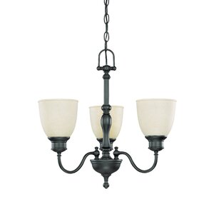 Bella 3-Light Shaded Chandelier