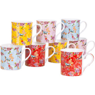Mugs Cups Coffee Espresso Tea Wayfair Co Uk Bird Of Paradise Mug Set 8