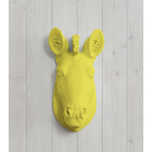 Kalahari Faux Taxidermy Mini Zebra Head Wall Du00e9cor